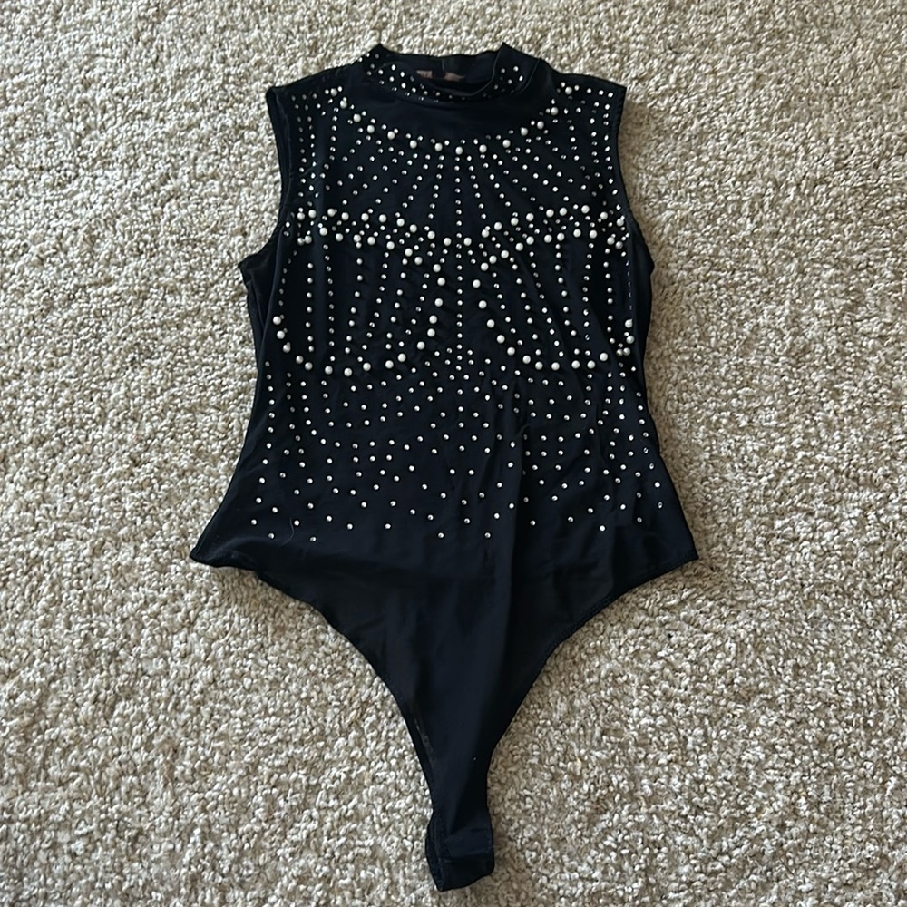 Rhinestone bodysuit